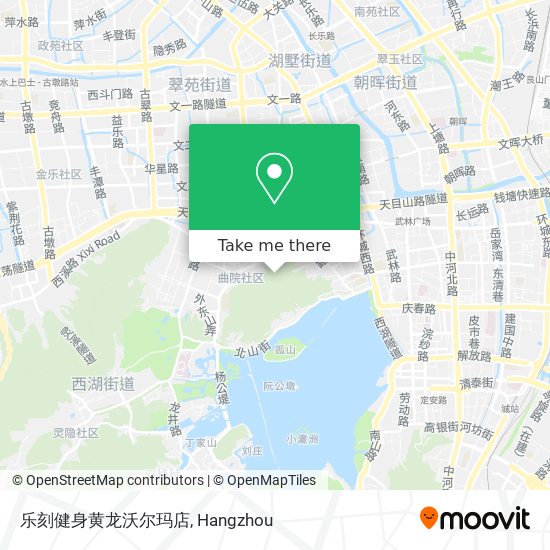 乐刻健身黄龙沃尔玛店 map