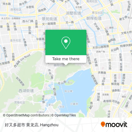 好又多超市 黄龙店 map
