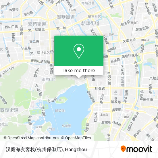 汉庭海友客栈(杭州保俶店) map
