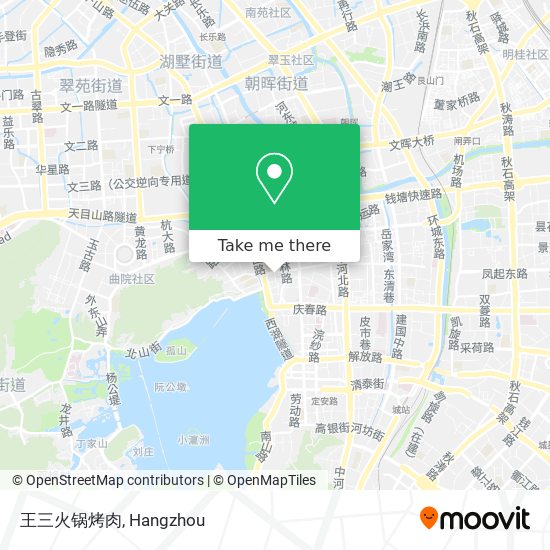 王三火锅烤肉 map