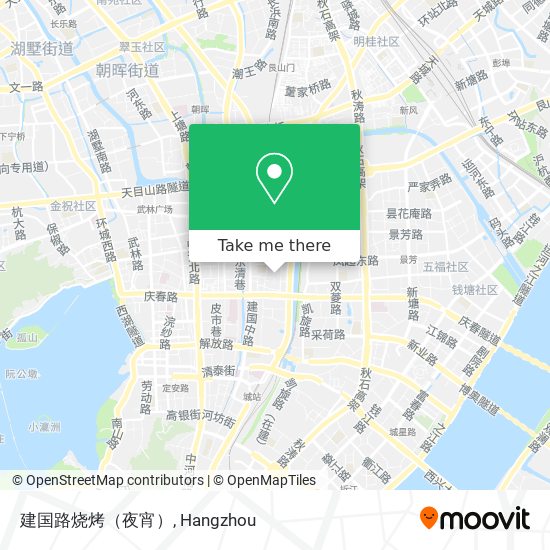 建国路烧烤（夜宵） map