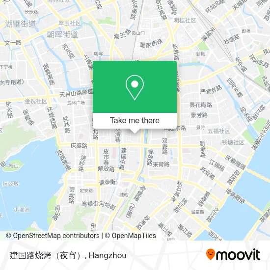 建国路烧烤（夜宵） map