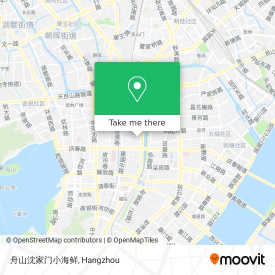 舟山沈家门小海鲜 map