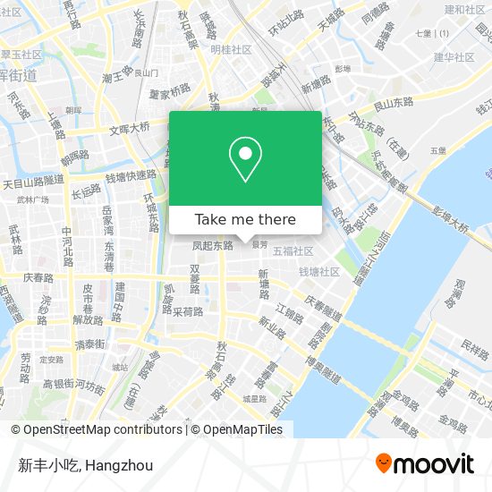 新丰小吃 map