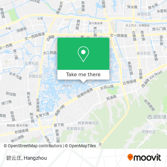 碧云庄 map