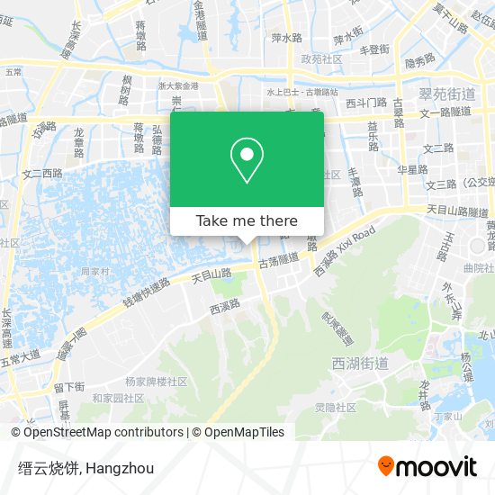 缙云烧饼 map