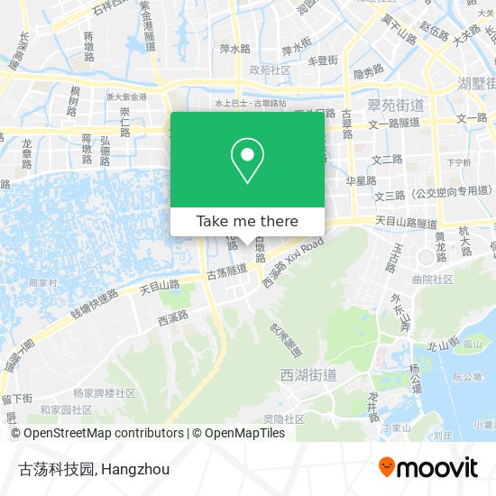 古荡科技园 map