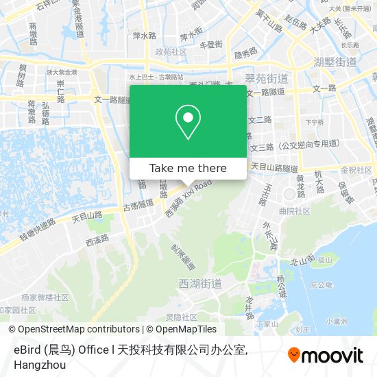 eBird (晨鸟) Office l 天投科技有限公司办公室 map