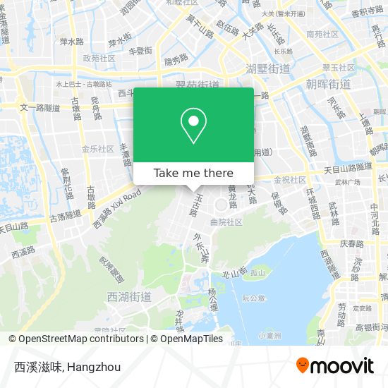 西溪滋味 map