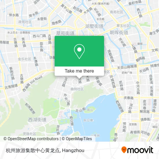 杭州旅游集散中心黄龙点 map