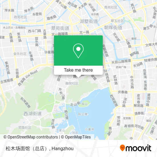 松木场面馆（总店） map