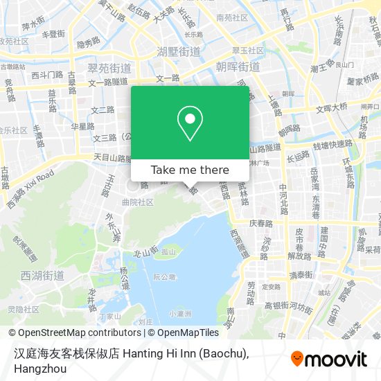 汉庭海友客栈保俶店 Hanting Hi Inn (Baochu) map