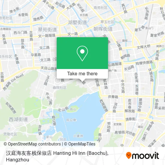 汉庭海友客栈保俶店 Hanting Hi Inn (Baochu) map