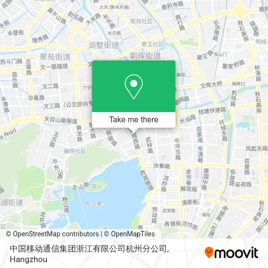 中国移动通信集团浙江有限公司杭州分公司 map