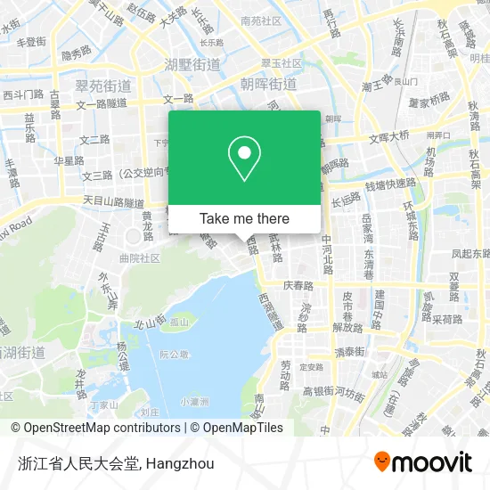 浙江省人民大会堂 map