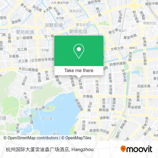 杭州国际大厦雷迪森广场酒店 map