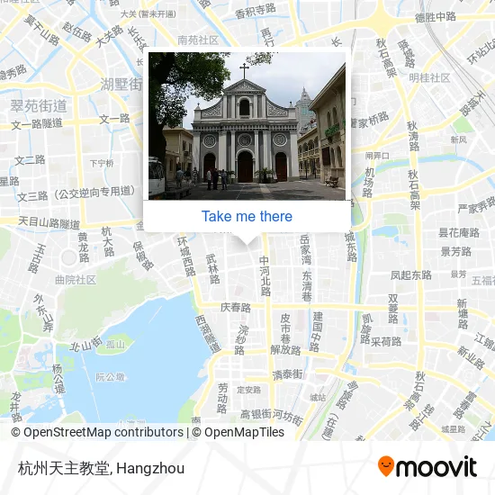 杭州天主教堂 map