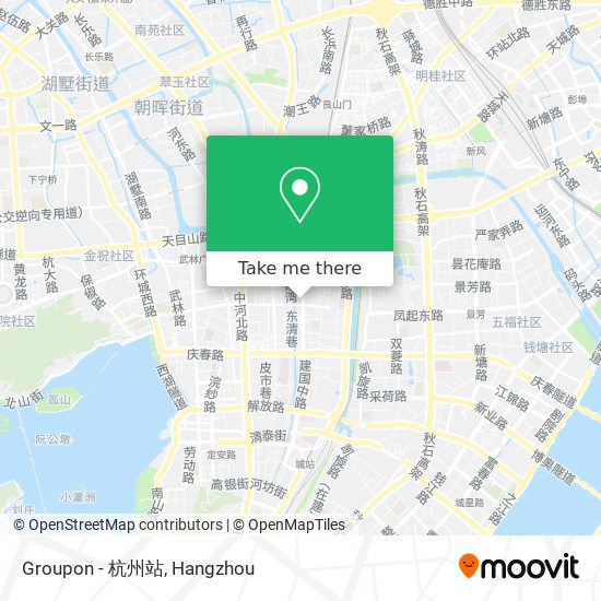 Groupon - 杭州站 map