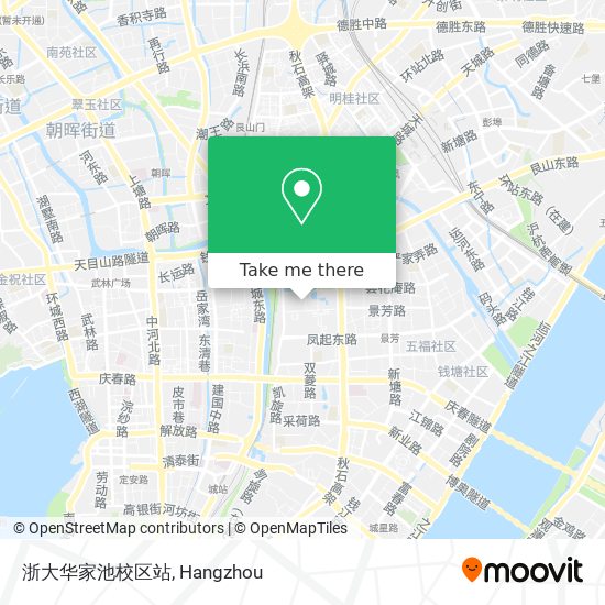 浙大华家池校区站 map