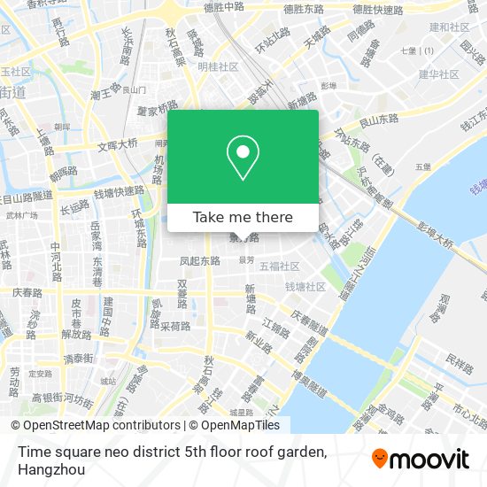 Time square neo district 5th floor roof garden map