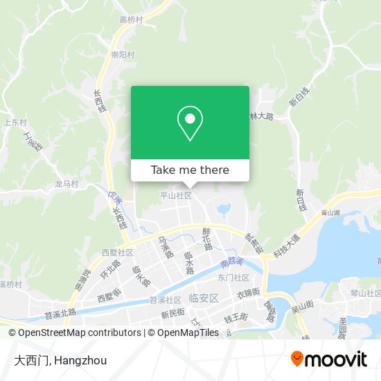 大西门 map