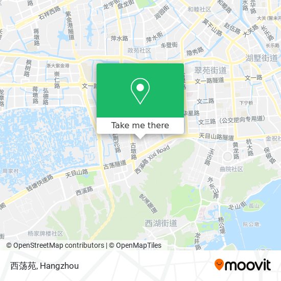 西荡苑 map