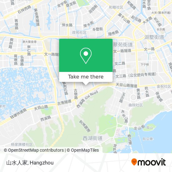 山水人家 map
