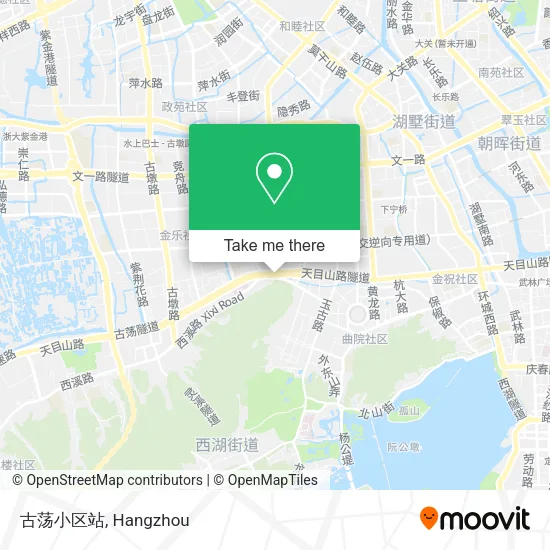 古荡小区站 map