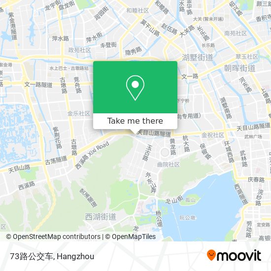 73路公交车 map