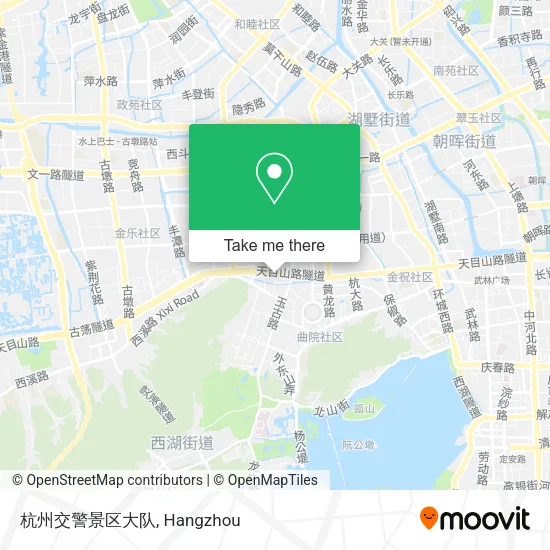 杭州交警景区大队 map