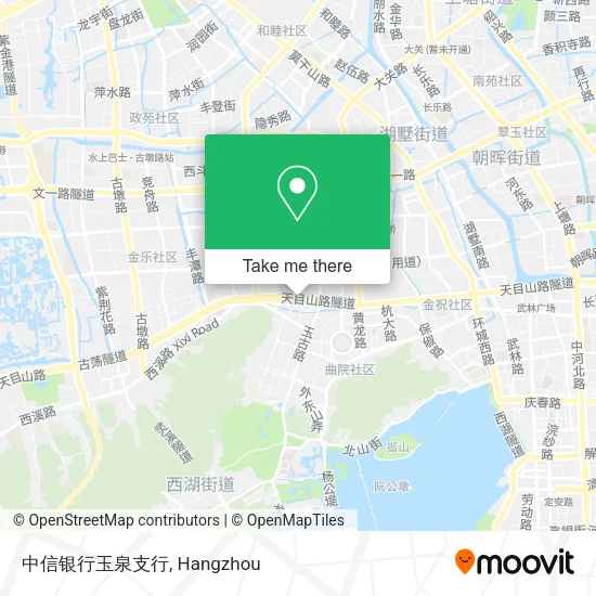 中信银行玉泉支行 map