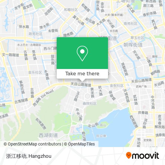 浙江移动 map