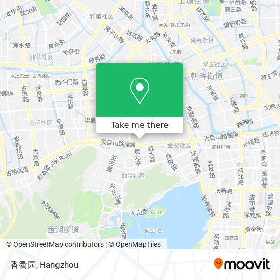 香衢园 map