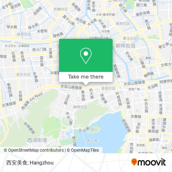 西安美食 map