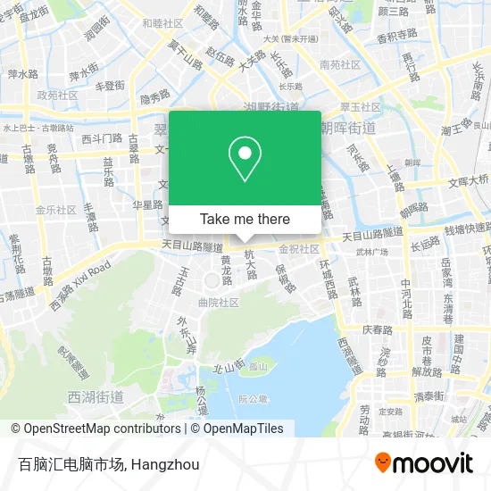 百脑汇电脑市场 map