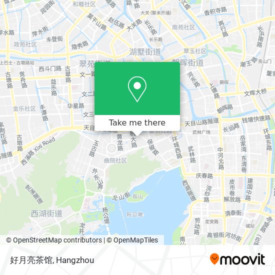 好月亮茶馆 map