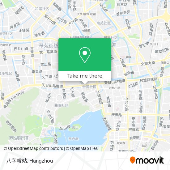 八字桥站 map