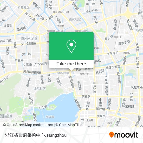 浙江省政府采购中心 map