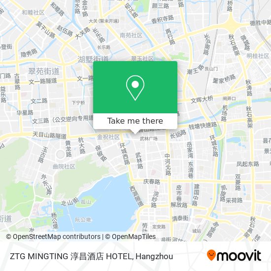 ZTG MINGTING 淳昌酒店 HOTEL map