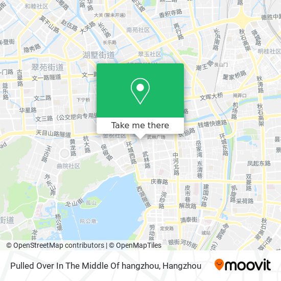 Pulled Over In The Middle Of hangzhou map