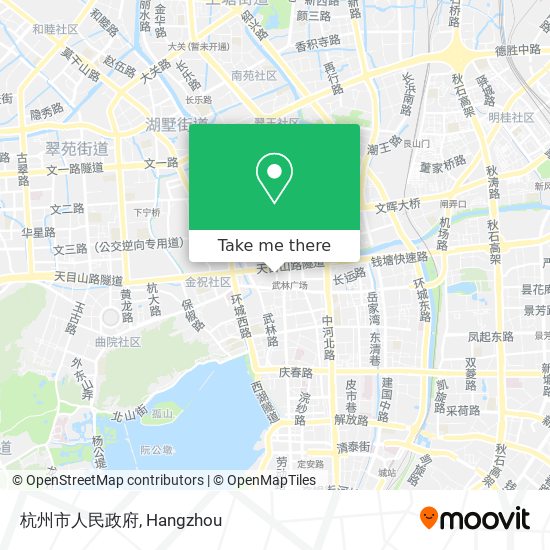 杭州市人民政府 map