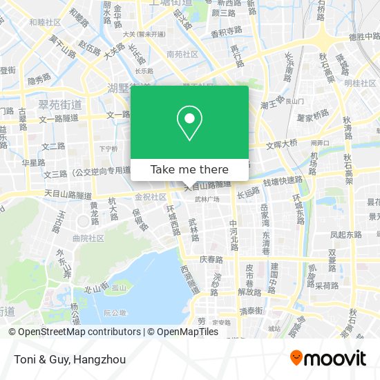 Toni & Guy map