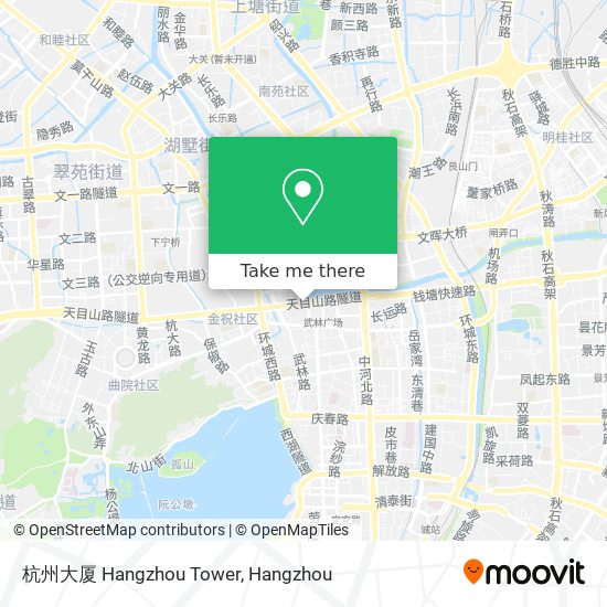 杭州大厦 Hangzhou Tower map