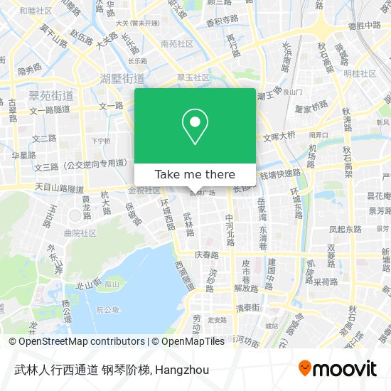 武林人行西通道 钢琴阶梯 map