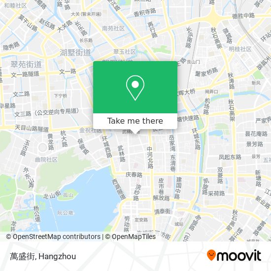 萬盛街 map