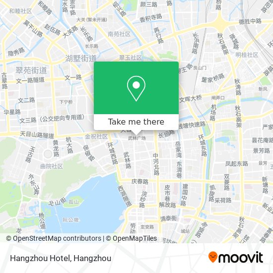 Hangzhou Hotel map