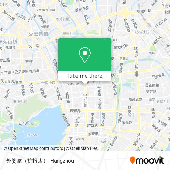 外婆家（杭报店） map