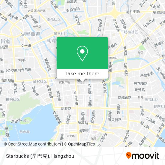 Starbucks (星巴克) map