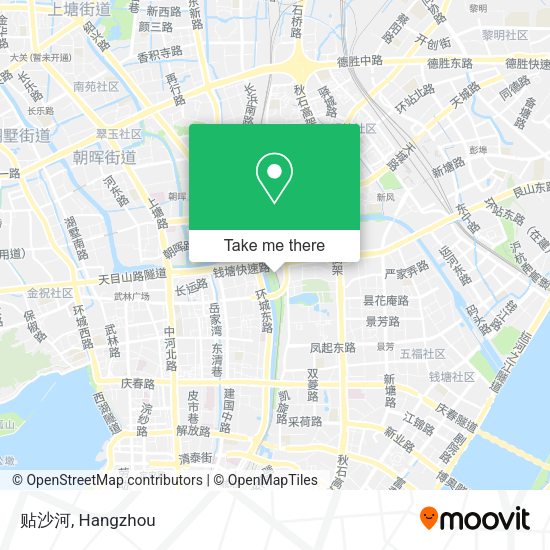 贴沙河 map
