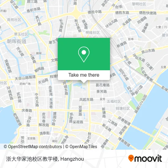 浙大华家池校区教学楼 map